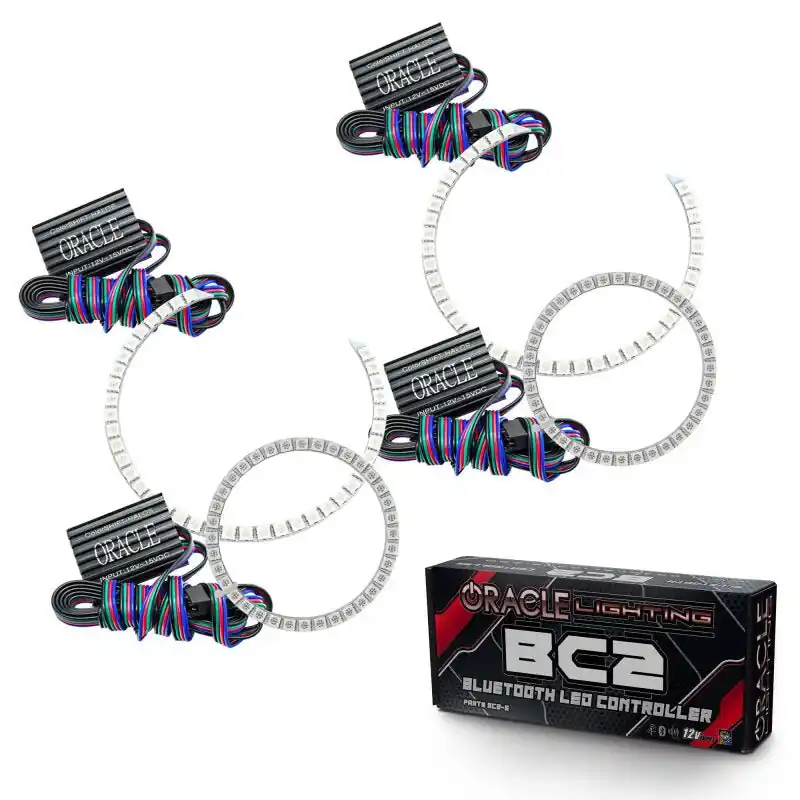 Oracle BMW 3 Series 06-11 Halo Kit - Projector - ColorSHIFT w/ BC1 Controller