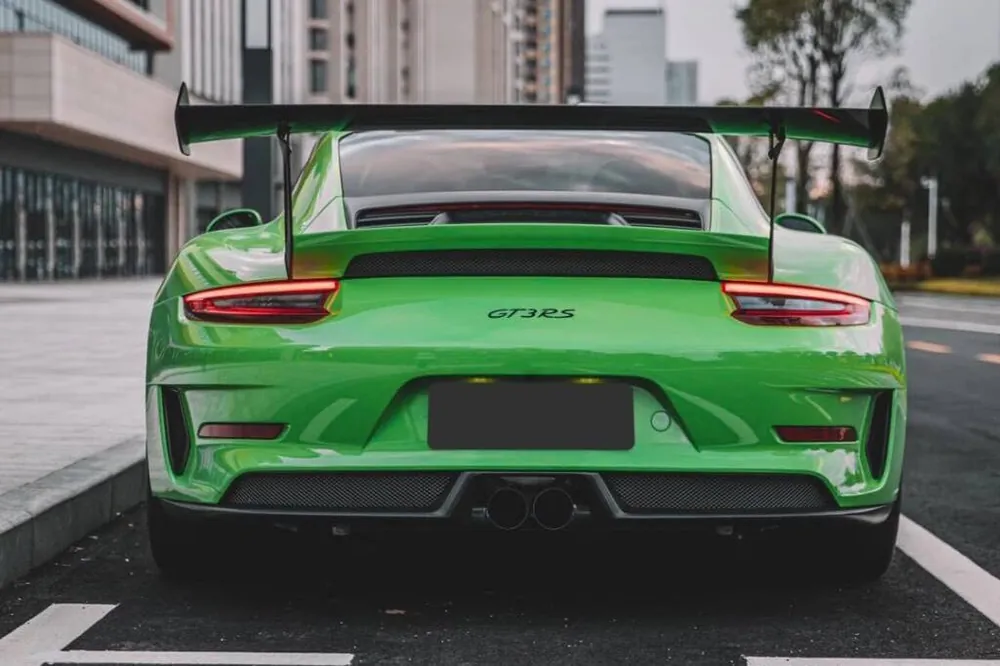 DarwinPRO 2015-2019 Porsche 911 991.2 GT3RS Only Autoclave Carbon Fiber Rear lip DarwinPRO (OE)