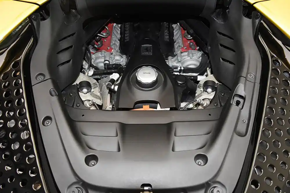 DarwinPRO 2021-UP Ferrari SF90 Spider OE Style Autoclave Carbon Fiber Engine Bay Interior 5 Piece