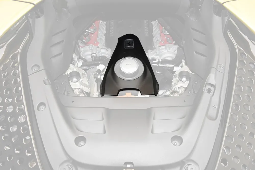 DarwinPRO OE Style Autoclave Carbon Fiber Coolant Tank Cover Replacement | 2021-UP Ferrari SF90 Spider