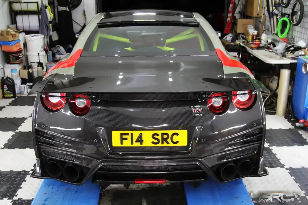 DarwinPRO Autoclave Carbon Fiber R1-D Drag Spoiler Wing | 2008+ Nissan GTR R35
