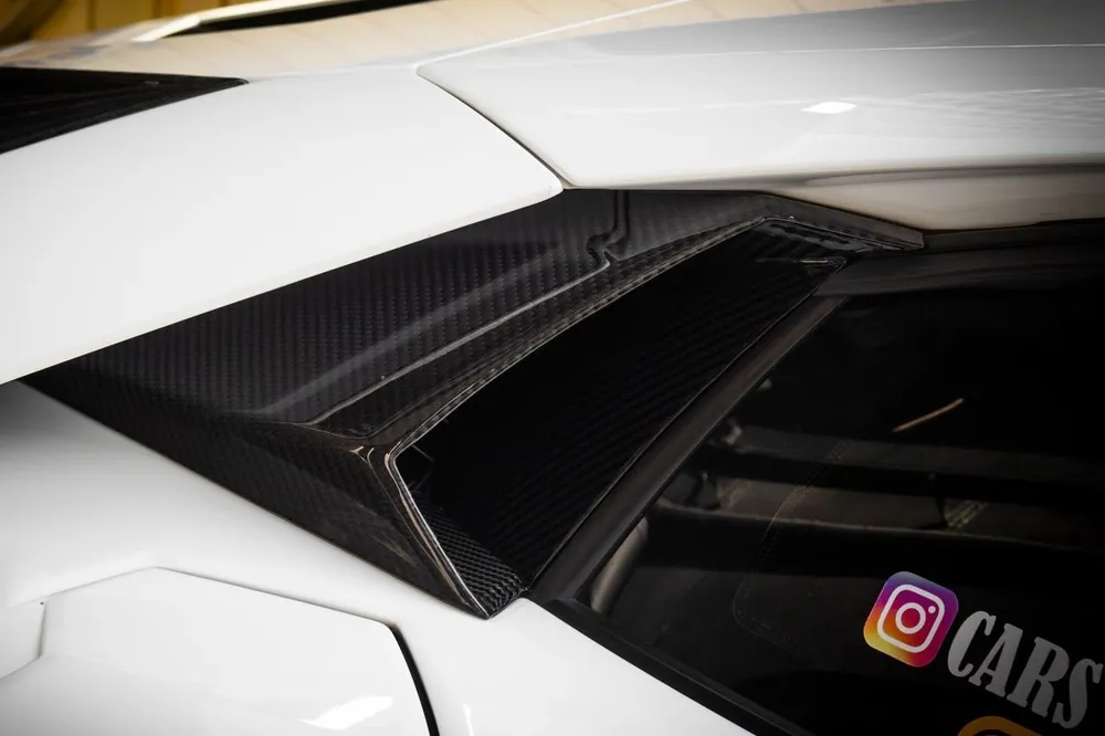 Carbonado Aero Autoclave Carbon Fiber Engine Air Intakes | 2017-2021 Lamborghini Aventador LP740 Coupe/Roadster