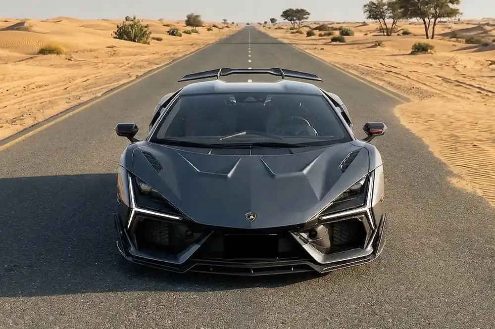 Carbonado Aero BK Style Autoclave Carbon Fiber Front Lip | 2024-UP Lamborghini Revuelto