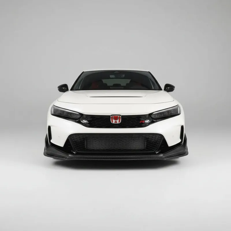 JDMuscle [23-26 Type R] SpecM Pre-preg Carbon Fiber Front Lip (3-Piece)