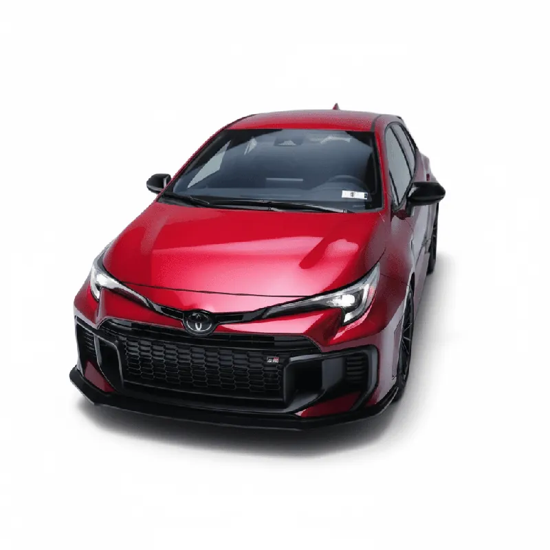 JDMuscle [25-26 GR Corolla] Spec Kogeki Front Lip | Matte/Gloss Black and Carbon Fiber
