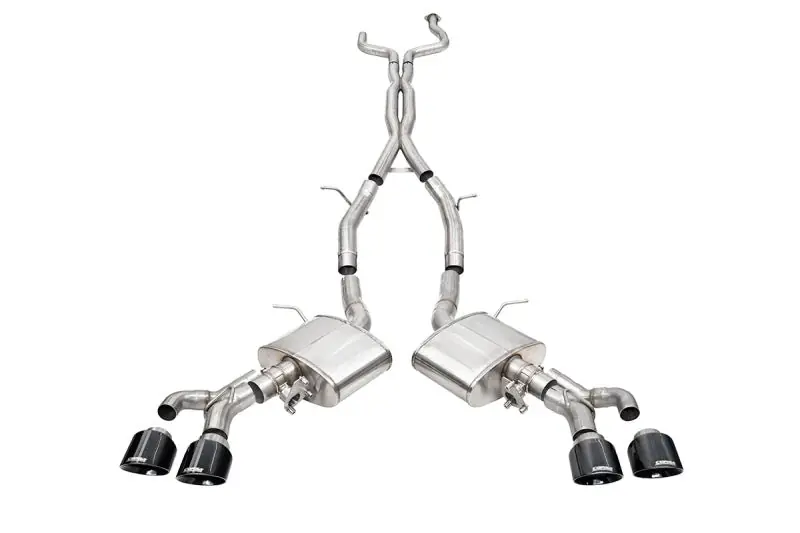Corsa 22-25 Cadillac CT4 V Blackwing 3in Active Valve Cat-Back - 4.5in Black Tip