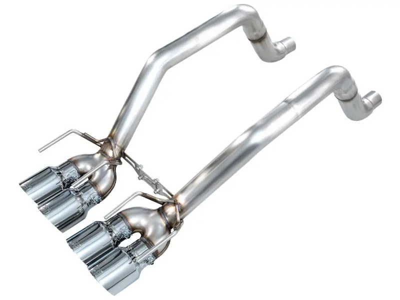 AWE Tuning 09-13 Chevrolet Corvette 6.2L Track Edition Axle-Back Exhaust w/ Chrome Silver Tips