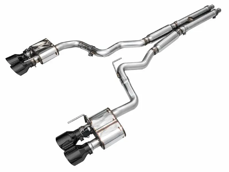 AWE Tuning 21-23 Ford Mustang Mach 1 SwitchPath Cat-Back Exhaust w/ Quad Diamond Black Tips