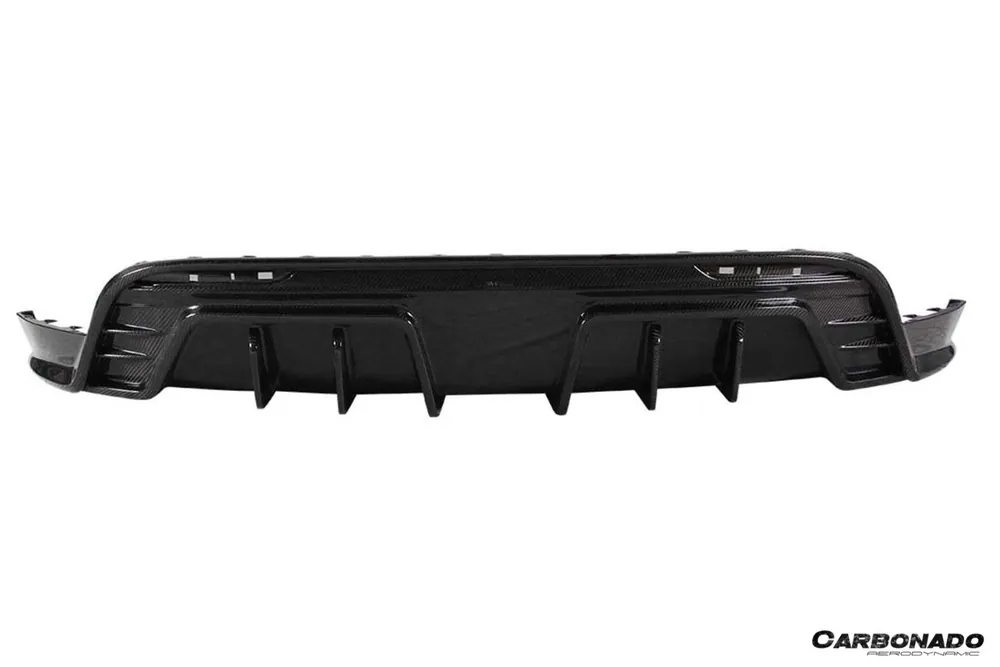Carbonado Aero AD Style Autoclave Carbon Fiber Rear Diffuser | 2020-2024 Tesla Model Y