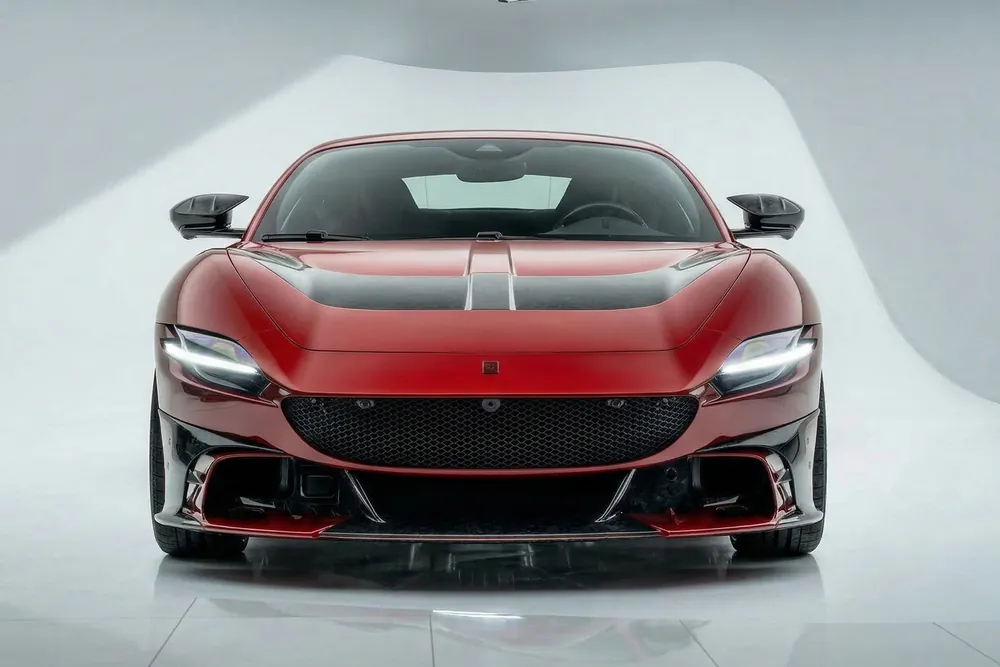 Carbonado Aero Msy Style Portion Autoclave Carbon Fiber Front Bumper | 2020-2026 Ferrari ROMA