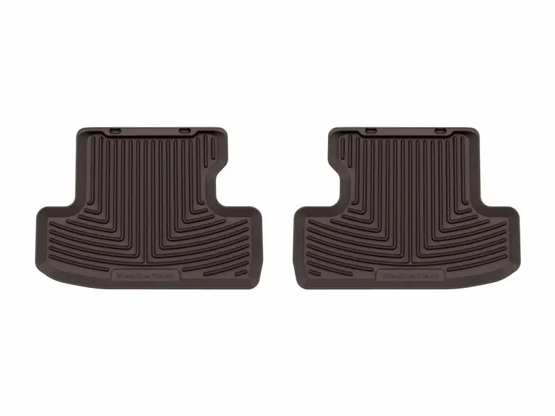 WeatherTech 21-23 Ford Mustang Mach 1 2nd Row Rear All-Weather Floor Mats - Cocoa