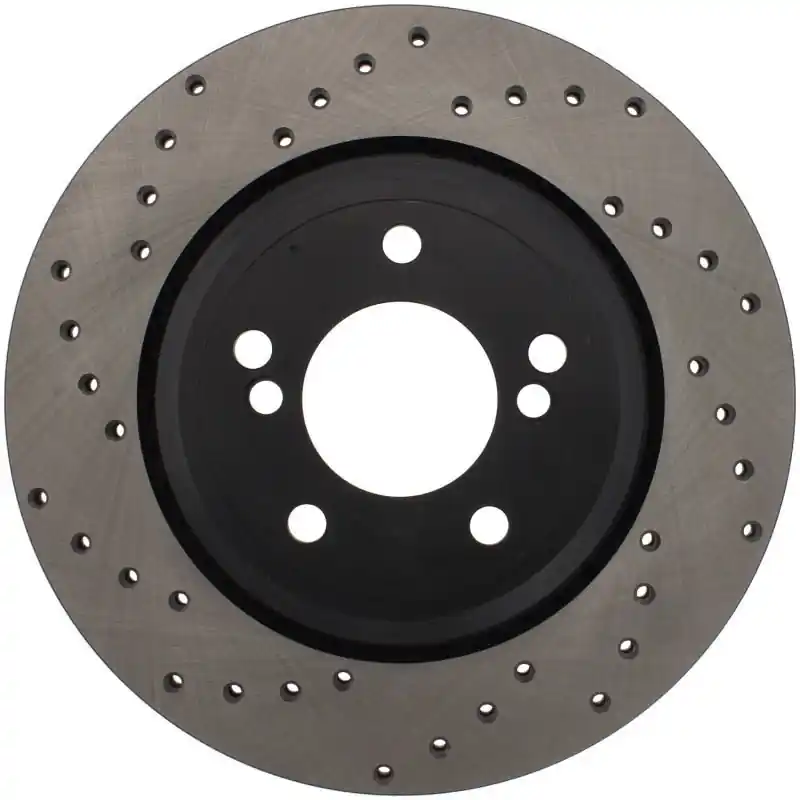 StopTech 01-07 BMW M3 (E46) / 00-04 M5 (E39) Drilled Right Rear Rotor