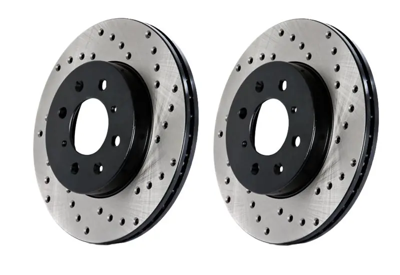 Centric 08-09 Lexus IS-F Drilled Rear Rotor