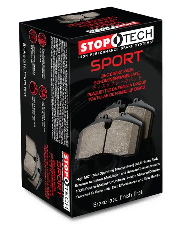 StopTech Performance 06-09 BMW M5 E60 / 07-09 M6 E63/E63 Rear Brake Pads