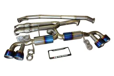 R35 GTR TOP SPEED PRO-1 100% Full Titanium Y-Pipe Back Exhaust System 127mm Tips