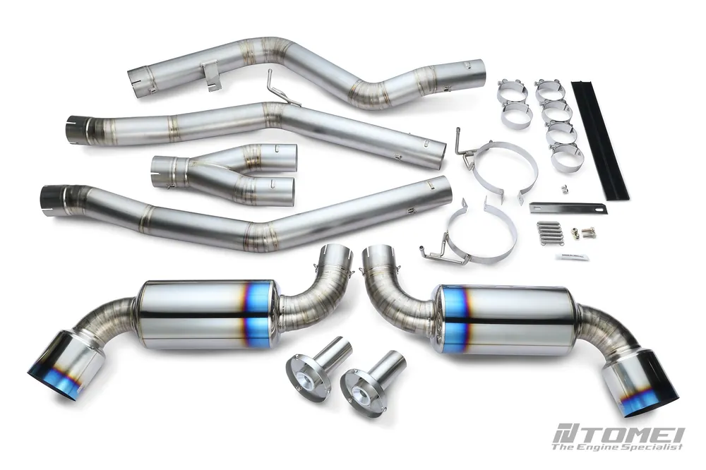 Tomei Full Titanium Dual Muffler Kit Catback Exhaust | 2020-2026 Toyota GR Supra B58 3.0L