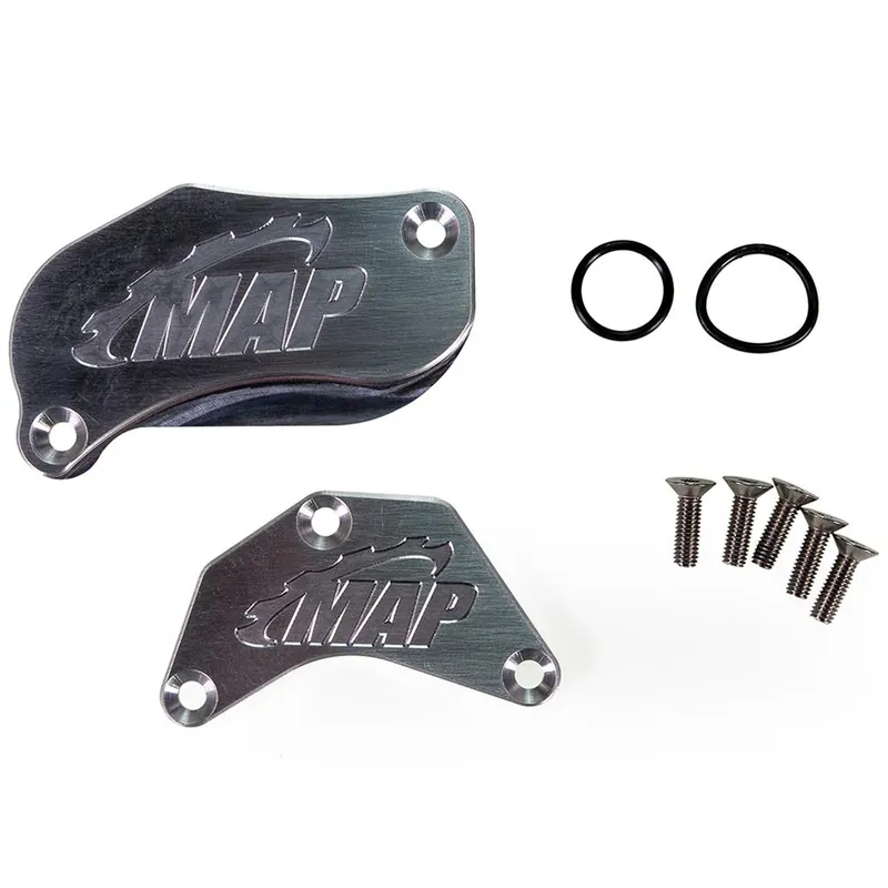 MAPerformance Honda L15 Timing Tensioner & Cam Holder Covers | 2016-2021 Honda Civic/CR-V/Accord 1.5T (HDAX-L15-TIC/CHC)