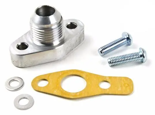 MAP Oil Drain Flange for MHI Turbochargers | 2003-2006 Mitsubishi Evo 8/9