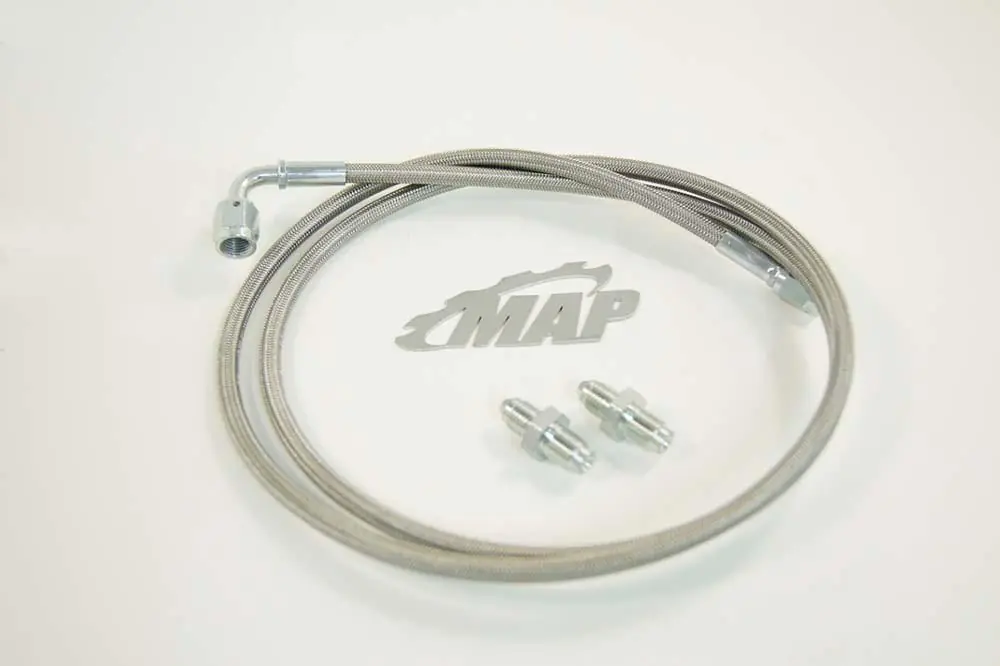 MAPerformance Braided Stainless Steel Clutch Line 92-00 Civic Integra