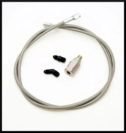 MAPerformance Braided Stainless Steel Oil Feed Line 92-00 Honda T3 Turbo