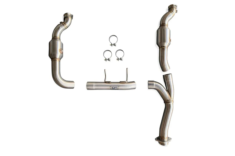 CVF Stainless Steel Catted Downpipes (2015-2020 Ford F-150 3.5L EcoBoost)