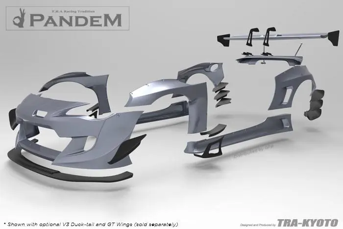 GReddy Scion FR-S Pandem Wide Body V3 Side Canards