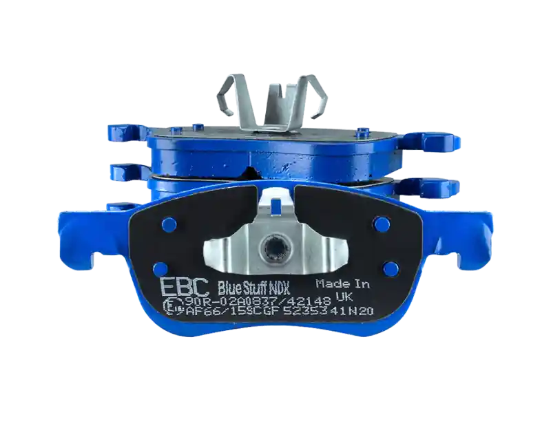 EBC 04-05 Mitsubishi Lancer Evo 8 2.0T (FQ400 w/Alcon Caliper) Bluestuff Front Brake Pads