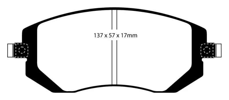 EBC 03-05 Subaru Impreza 2.0 Turbo WRX Bluestuff Front Brake Pads