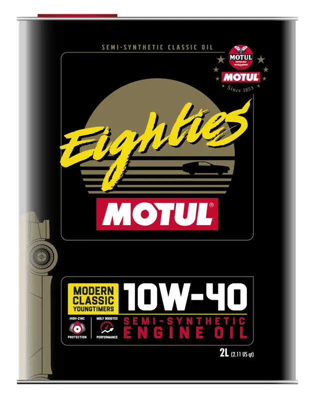 Motul 10W40 Classic Eighties Oil - 10x2L