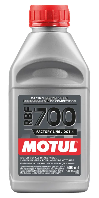 Motul 1/2L Brake Fluid RBF 700 - Racing DOT 4