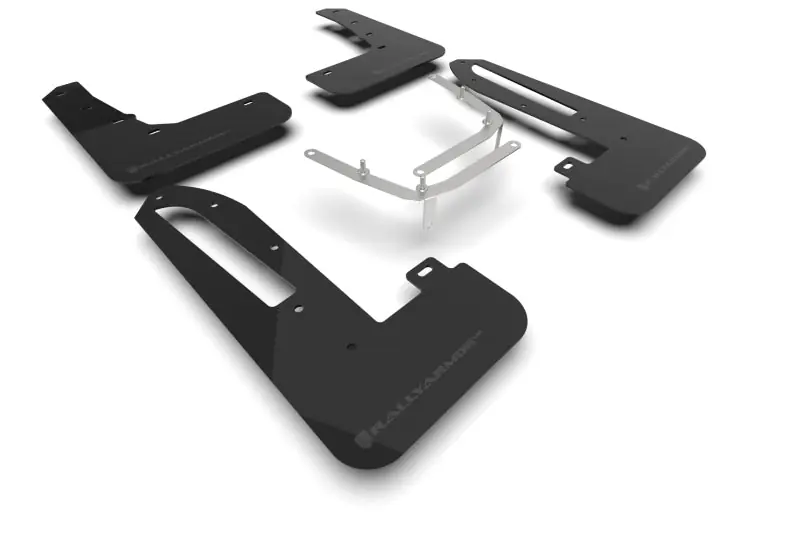Rally Armor 23-26 Honda Civic Type R Black Mud Flap Grey Logo
