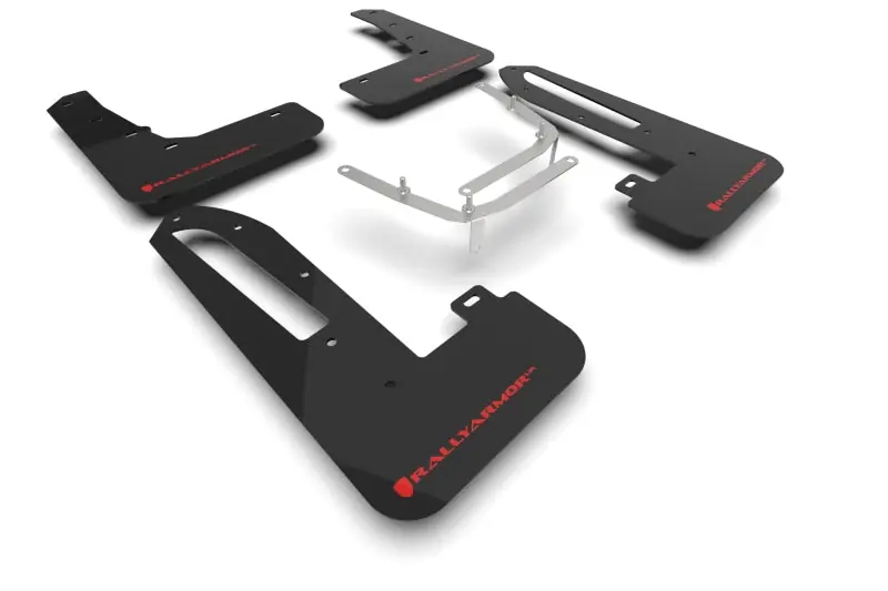 Rally Armor 23-26 Honda Civic Type R Black Mud Flap Red Logo