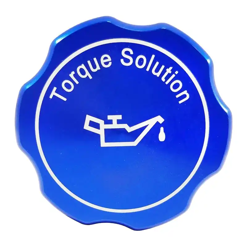Torque Solution Billet Oil Cap 89+ Subaru - Blue