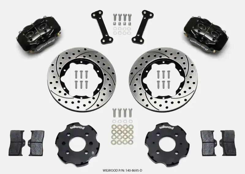 Wilwood Forged Dynalite Front Hat Kit 11.00in Drilled Integra/Civic w/Fac.240mm Rtr