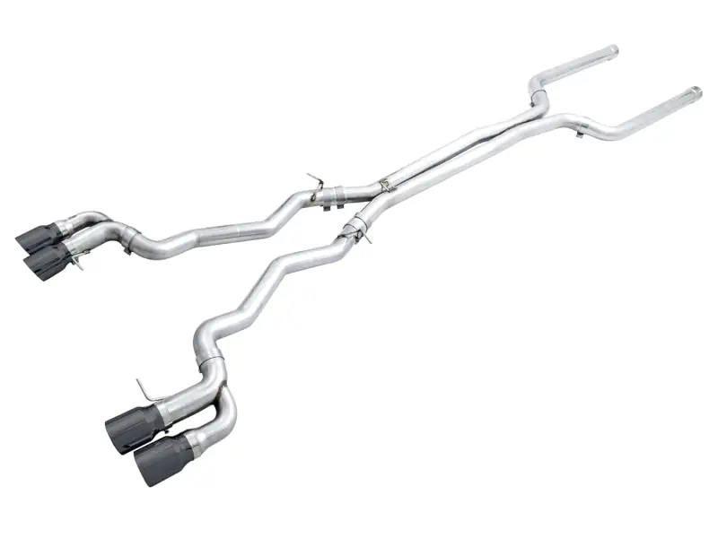AWE Tuning 18-19 BMW M5 (F90) 4.4T AWD Cat-Back Exhaust - Track Edition (Diamond Black Tips)