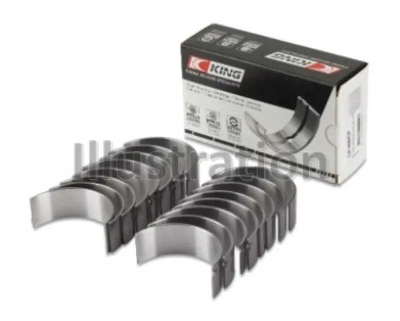 King Engine Bearings Chevrolet SBC 307Ci 350Ci & Gen Iii/Iv (Size STDX) Connecting Rod Bearing Set