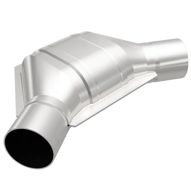MagnaFlow Universal Catalytic Converter 2 inch Angled O/O PC2 Front