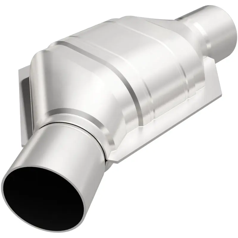 MagnaFlow Universal Catalytic Converter 2.00in Angled Inlet Front CA