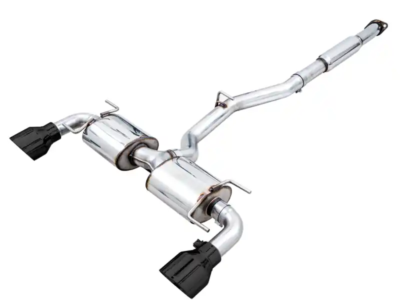 AWE Tuning Subaru BRZ/ Toyota GR86/ Toyota 86 Touring Edition Cat-Back Exhaust- Diamond Black Tips