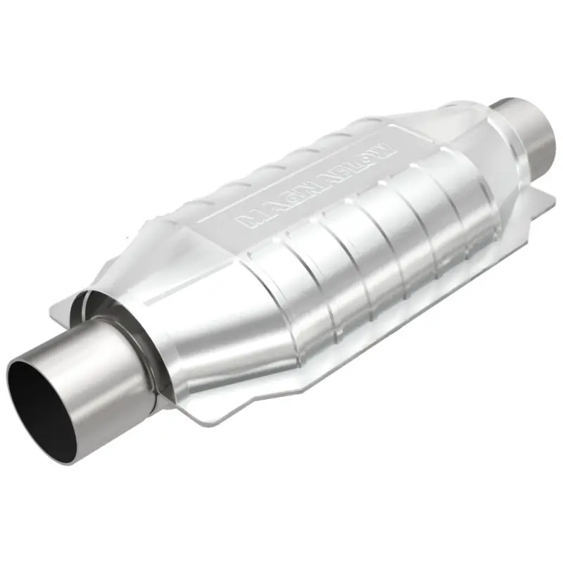MagnaFlow Univ Cat Conv 2.25in Inlet/Outlet Ctr/Ctr Oval 12in Body L x 6.5in W x 16in Overall L