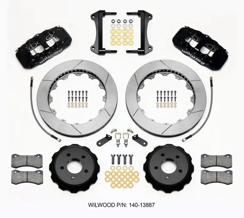 Wilwood AERO6 Front Hat Kit 15.00 15-23 Mustang w/Lines