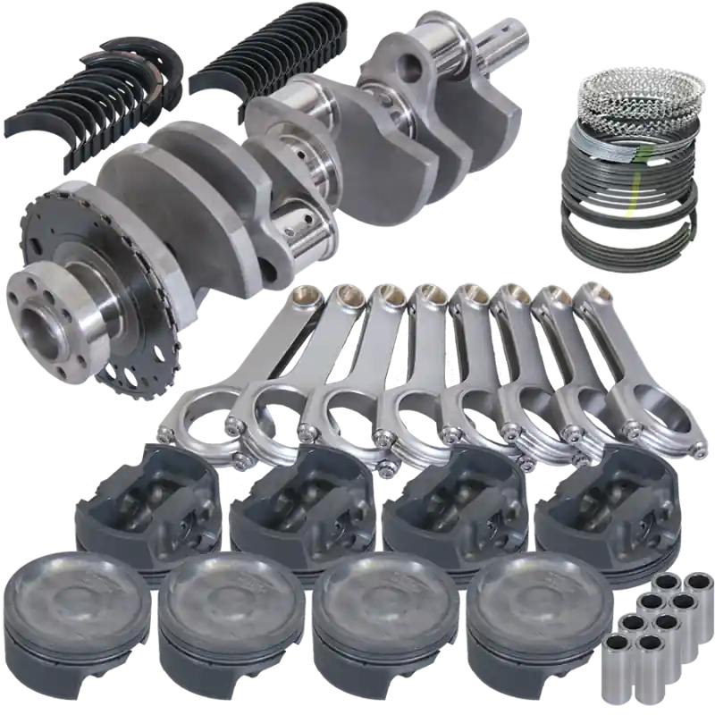 Eagle Chevy LS3/LS4 3.905in Bore +26.00cc Dish .125in OS Rotating Assembly Kit w/ 24 Tooth Reluctor
